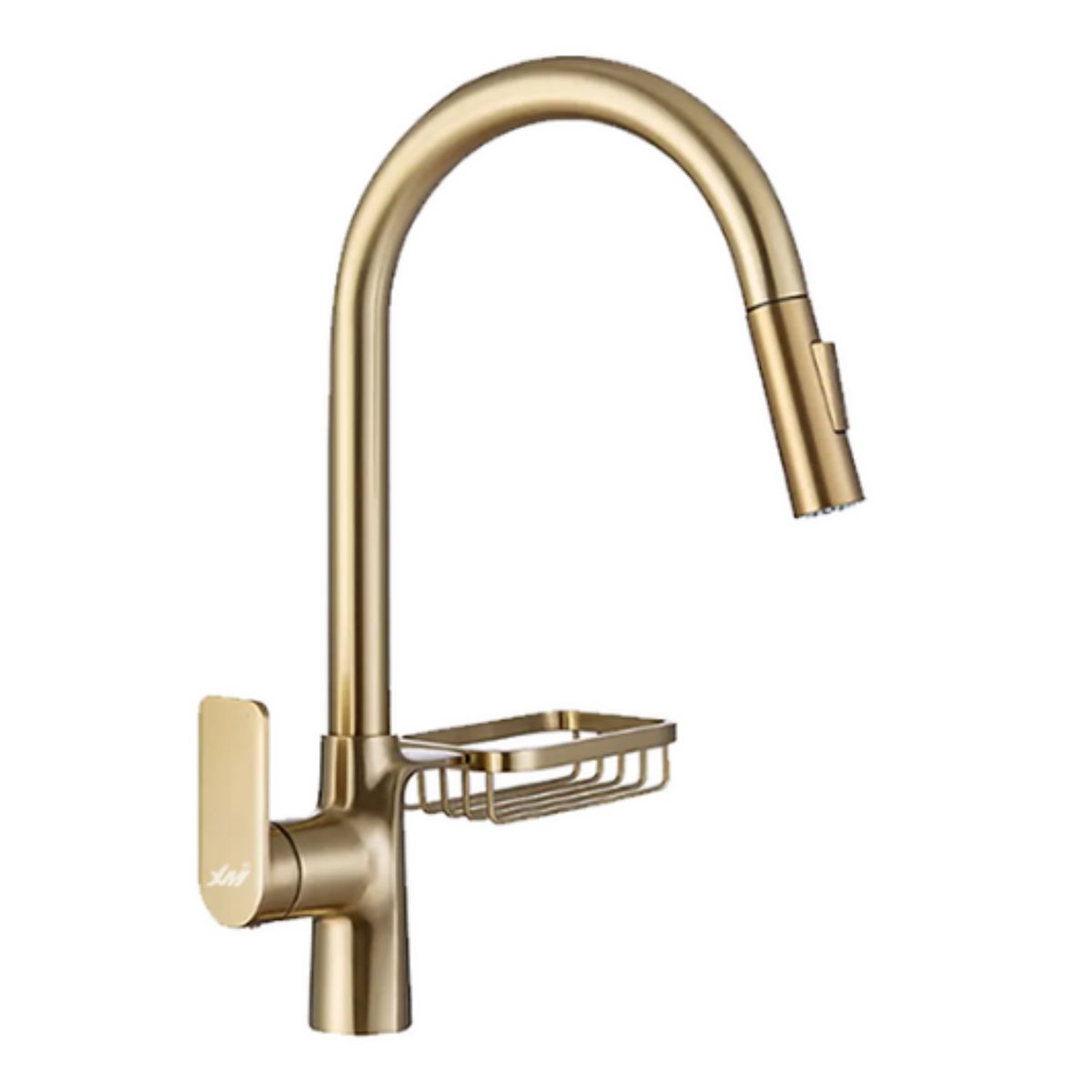 GENERICO - Mescladora tipo Ganso  para Cocina en Acero Inoxidable Dorado