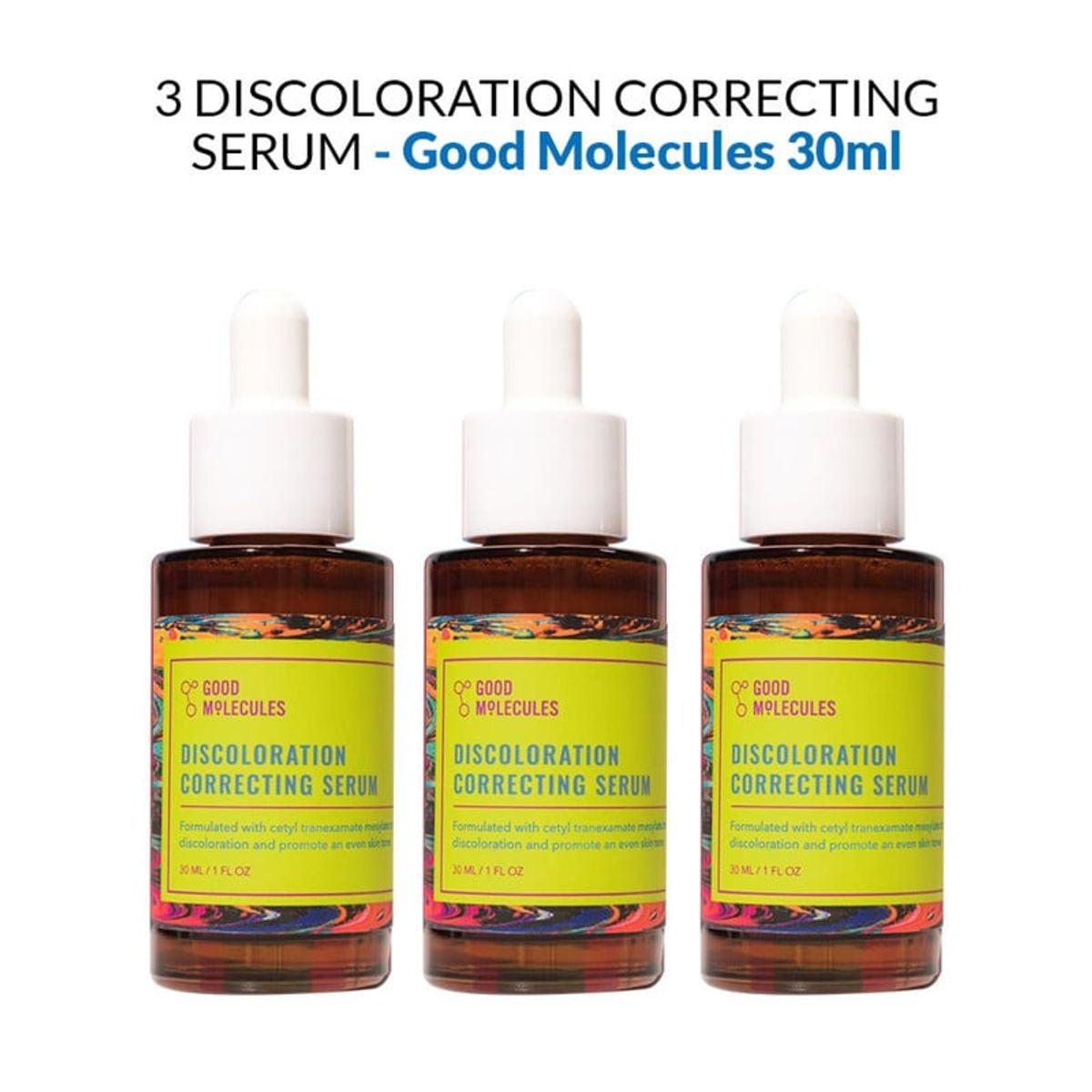 GOOD MOLECULES - Discoloration Correcting Serum Good Molecules 30ml 3 Unidades