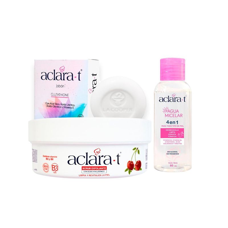 GENERICO - Kit De Limpieza Facial Aclara-T