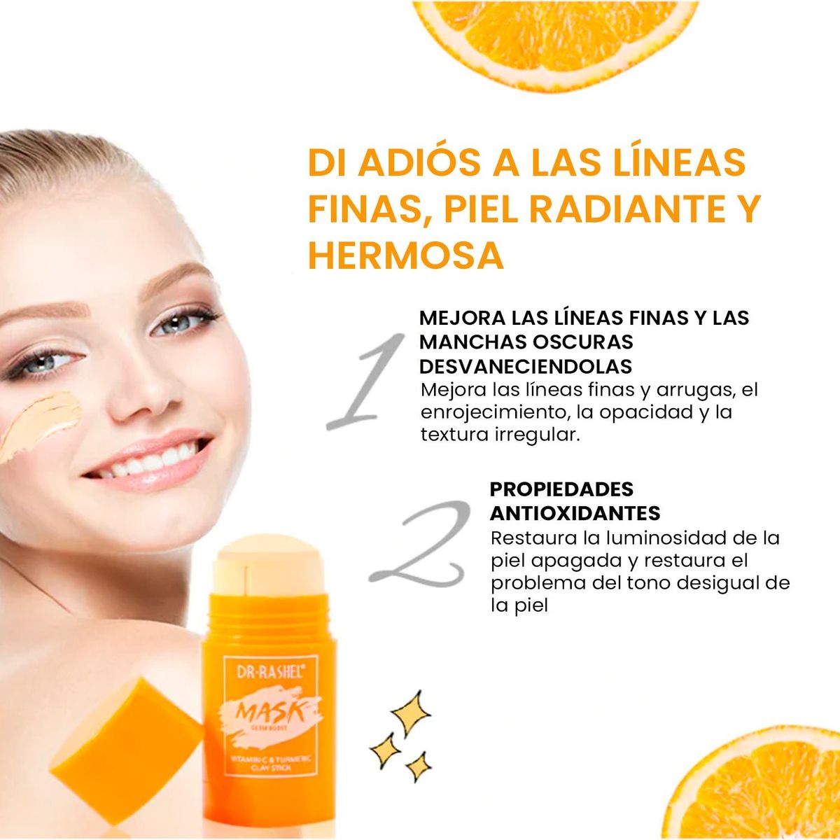 GENERICO - Mascarilla Vitamina C Dr Rashel 42Gr 2 Unidades