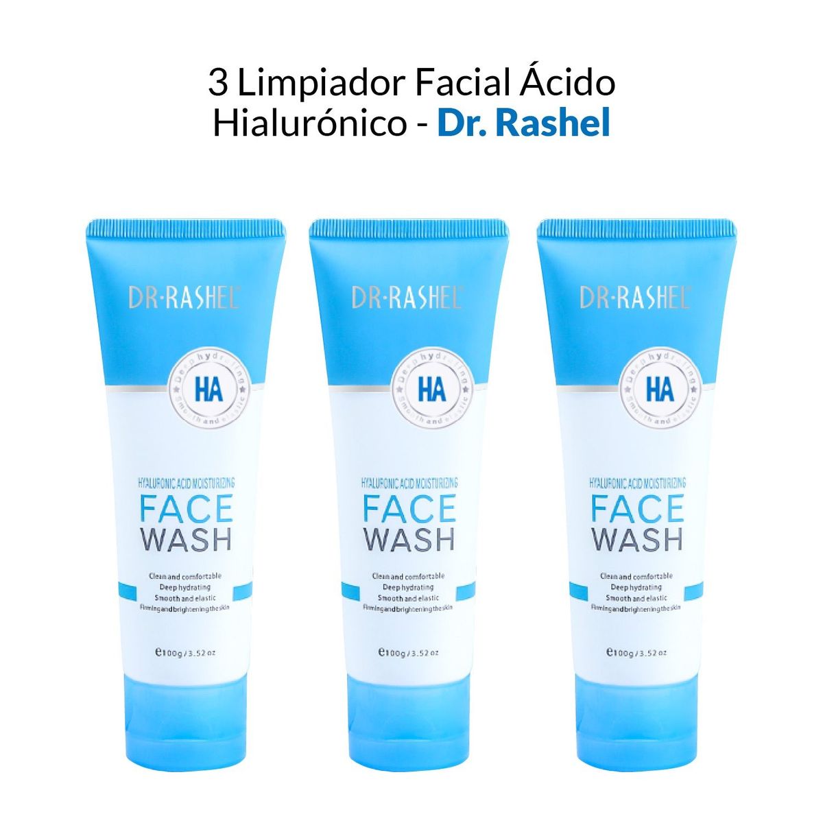 GENERICO - Gel Hidratante Facial Con Ácido Hialurónico Dr Rashel 100Gr 3 Unidades