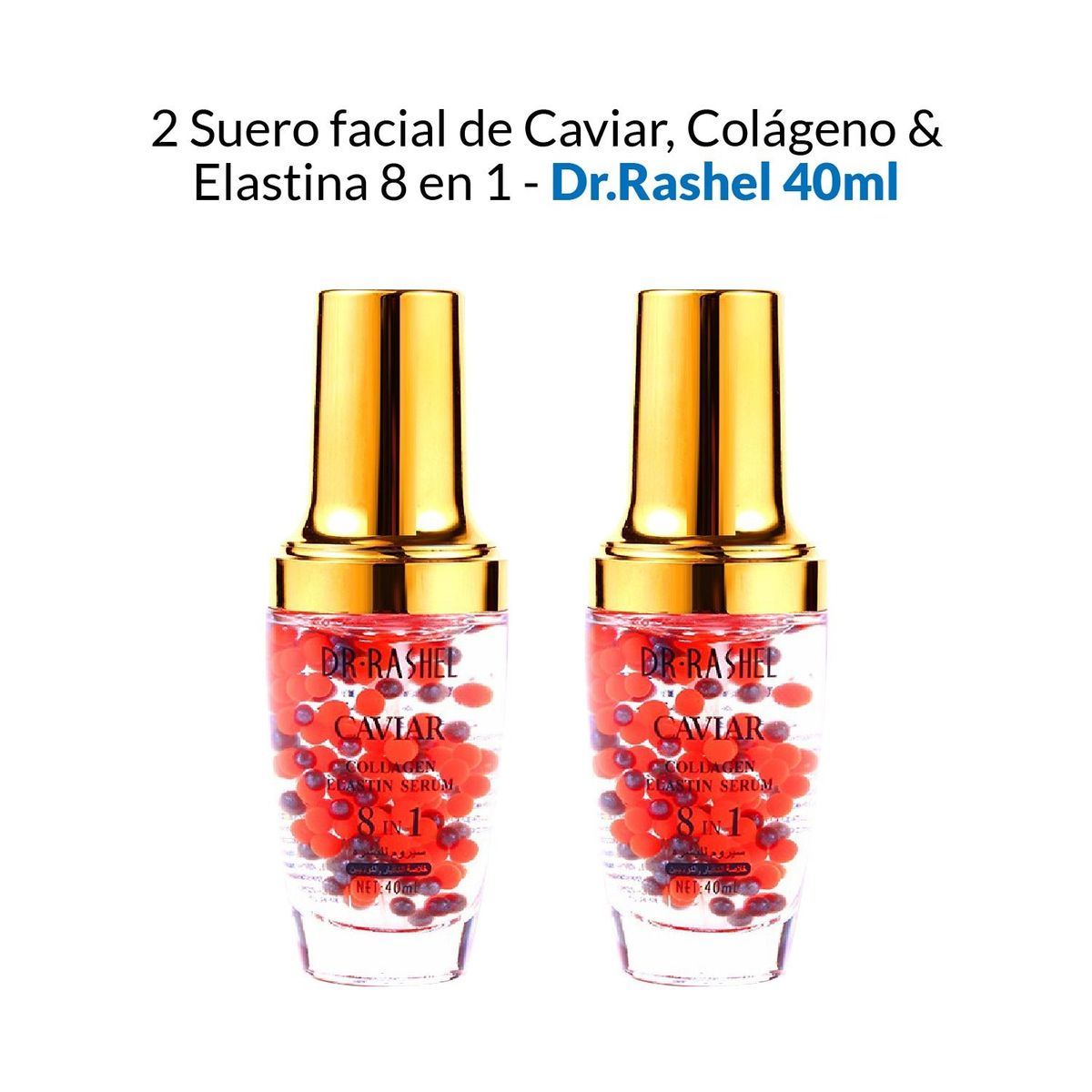 GENERICO - Suero Facial De Caviar Colágeno & Elastina 8 En 1 Dr Rashel 40Mml 2Un