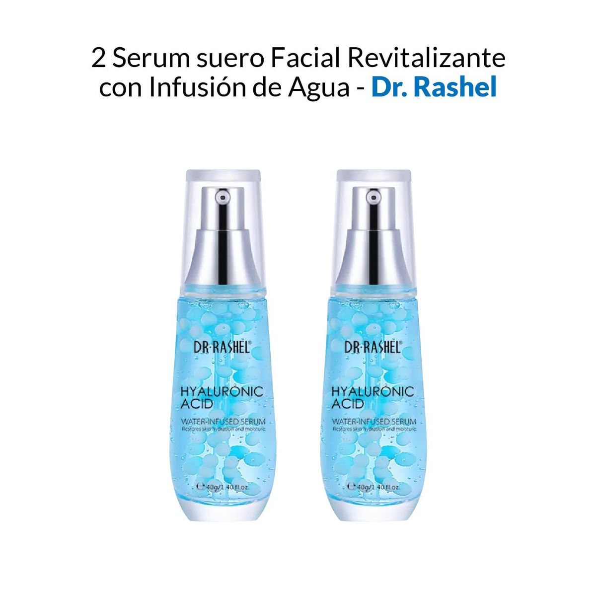 GENERICO - Hyaluronic Acid Suero Con Infusión De Agua 40Gr Dr Rashel 2 Unidades
