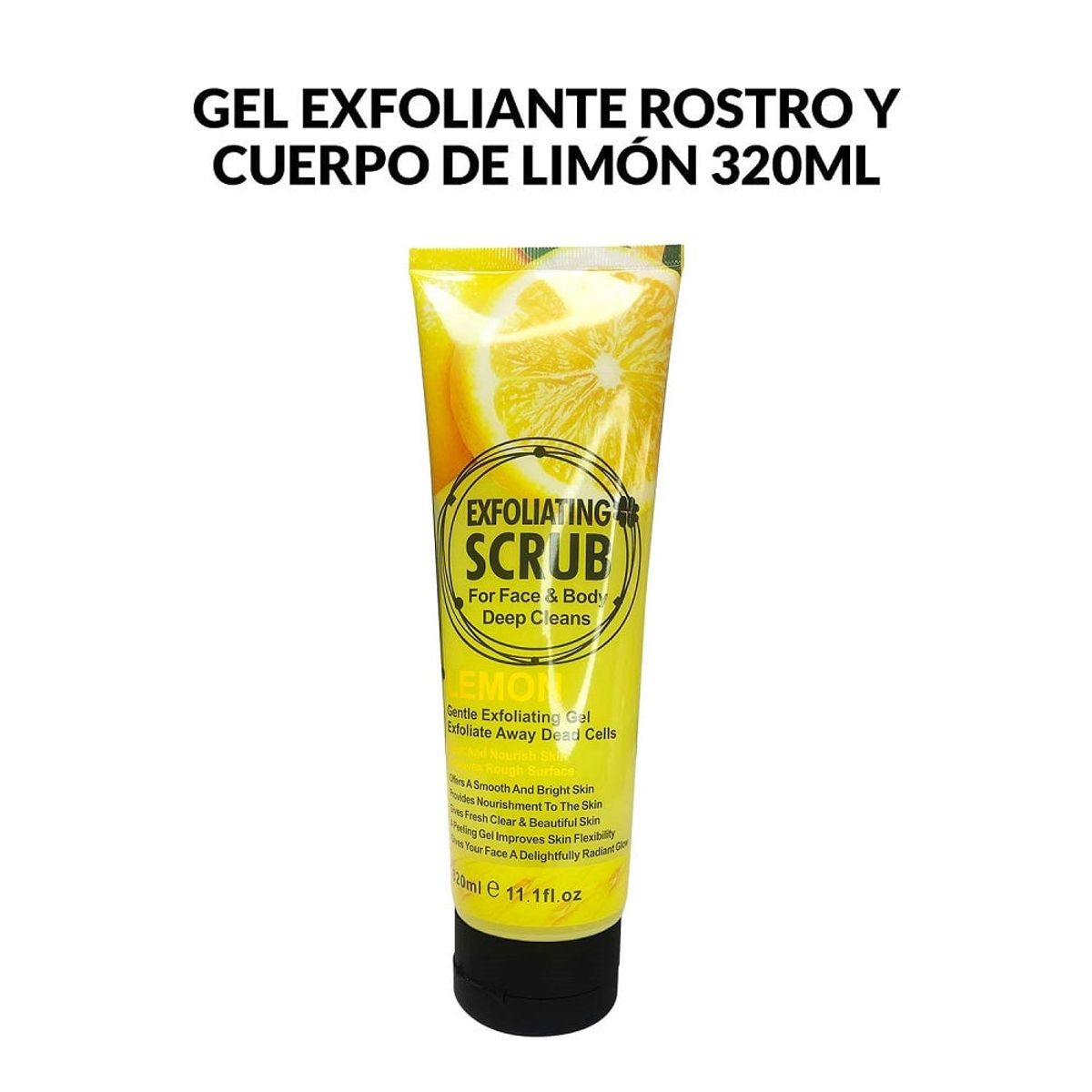 WOKALI - Gel Exfoliante Rostro y Cuerpo De Limón Wokali 320ml