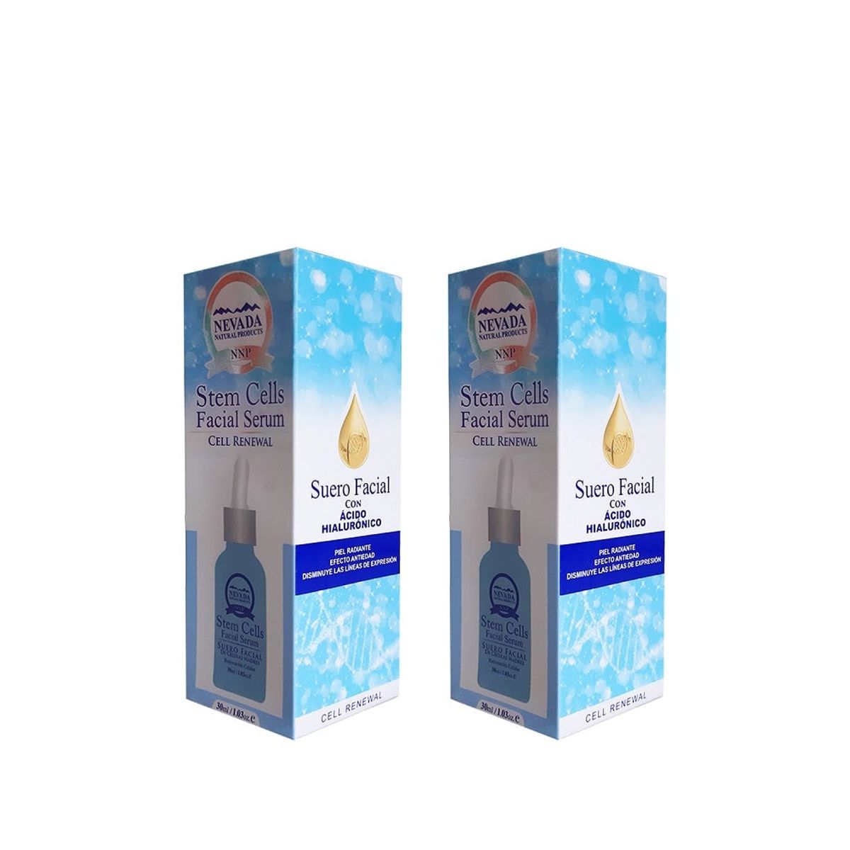 NEVADA NATURAL PRODUCTS - Serum Células Madres Nevada 30ml 2 Unidades