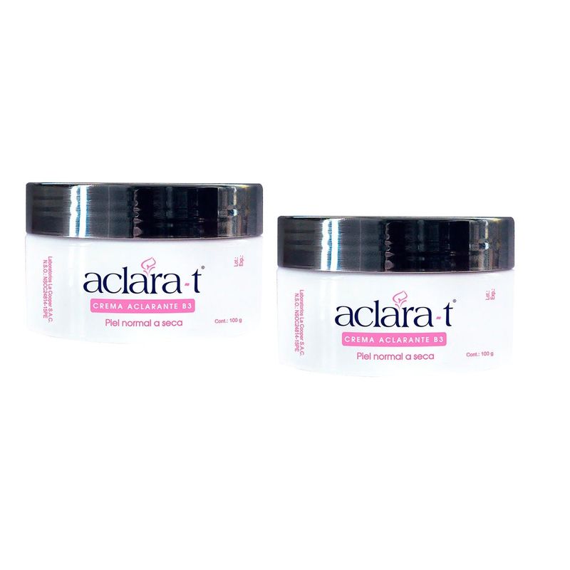 GENERICO - Crema Aclarante B3 Vit Piel Normal O Seca Aclara-t 100Gr 2 Unidades
