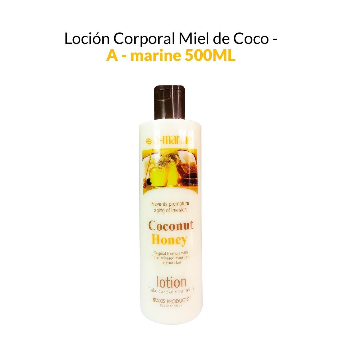 GENERICO - Loción Corporal Miel De Coco A-Marine 500ml