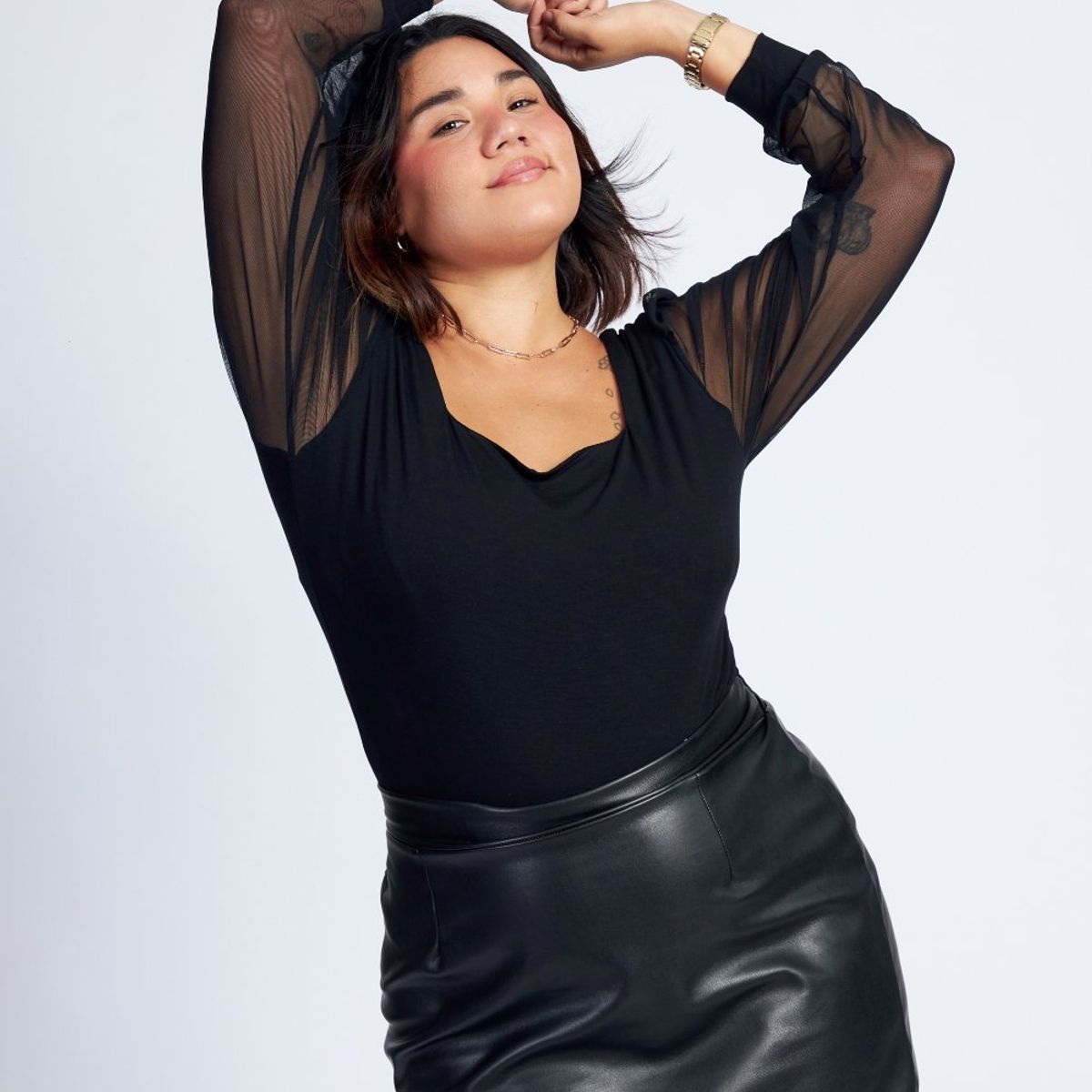 MISS LADY - Top Mujer Melanie  -  Negro