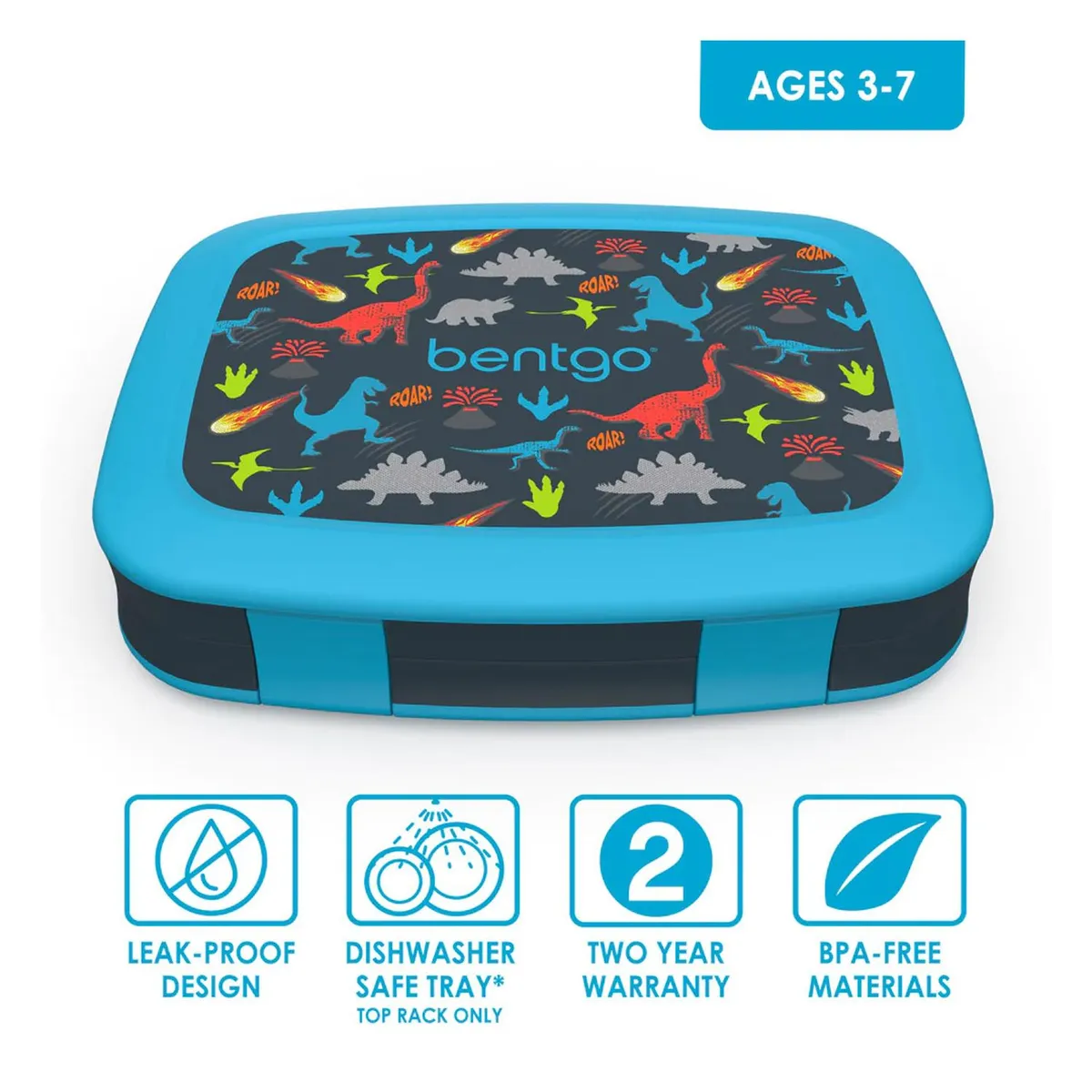 BENTGO - Lonchera Bentgo Kids Lunch Box - Dinosaurios