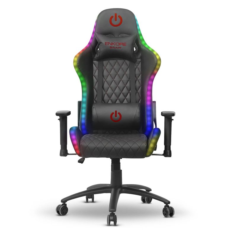 ENKORE - Silla Gamer RGB 2D Enkore Brain Red GC1003+