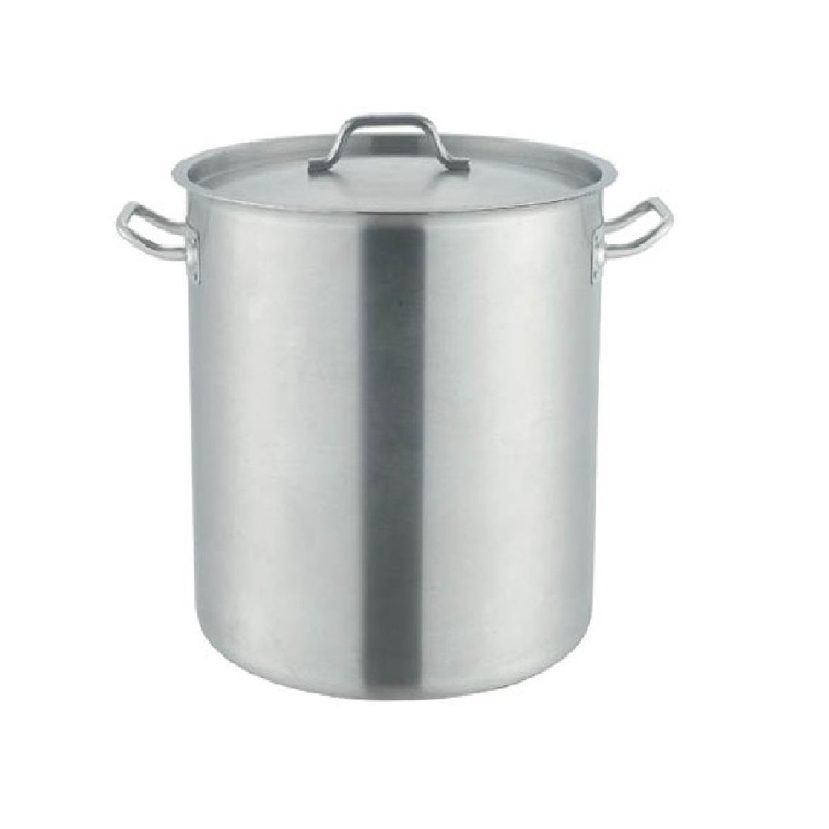 RINOX - Olla Fondo 98 Litros 50x50cm con tapa acero inoxidable Rinox