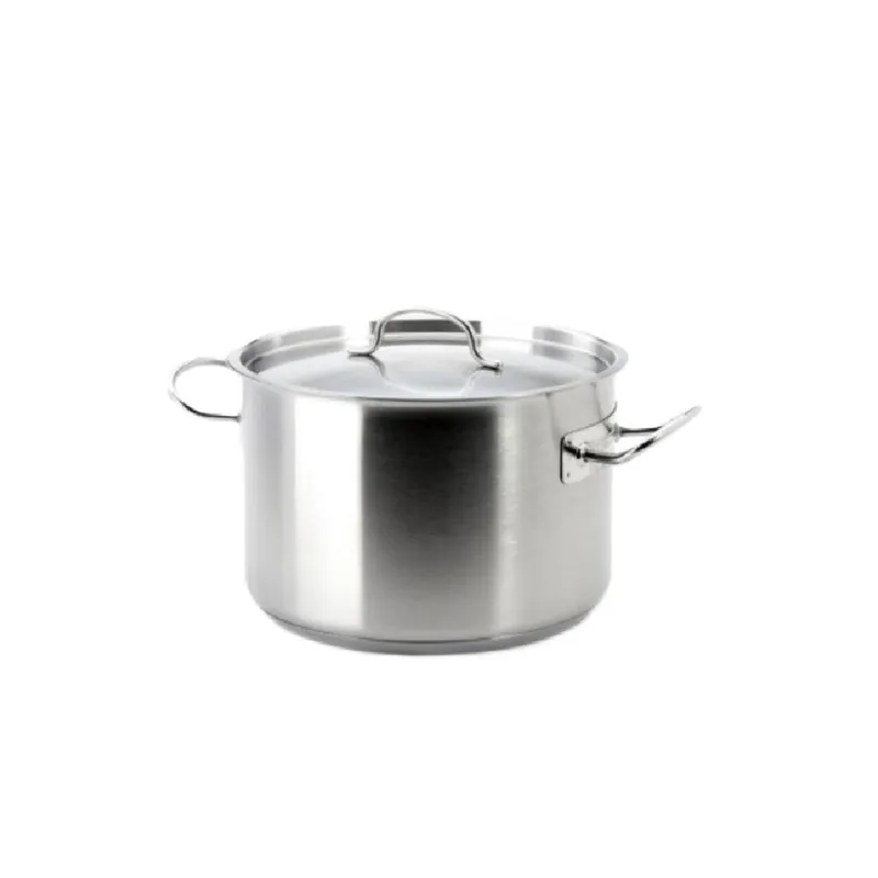 RINOX - Olla alta 44 Litros 45x28 con tapa acero inox Rinox