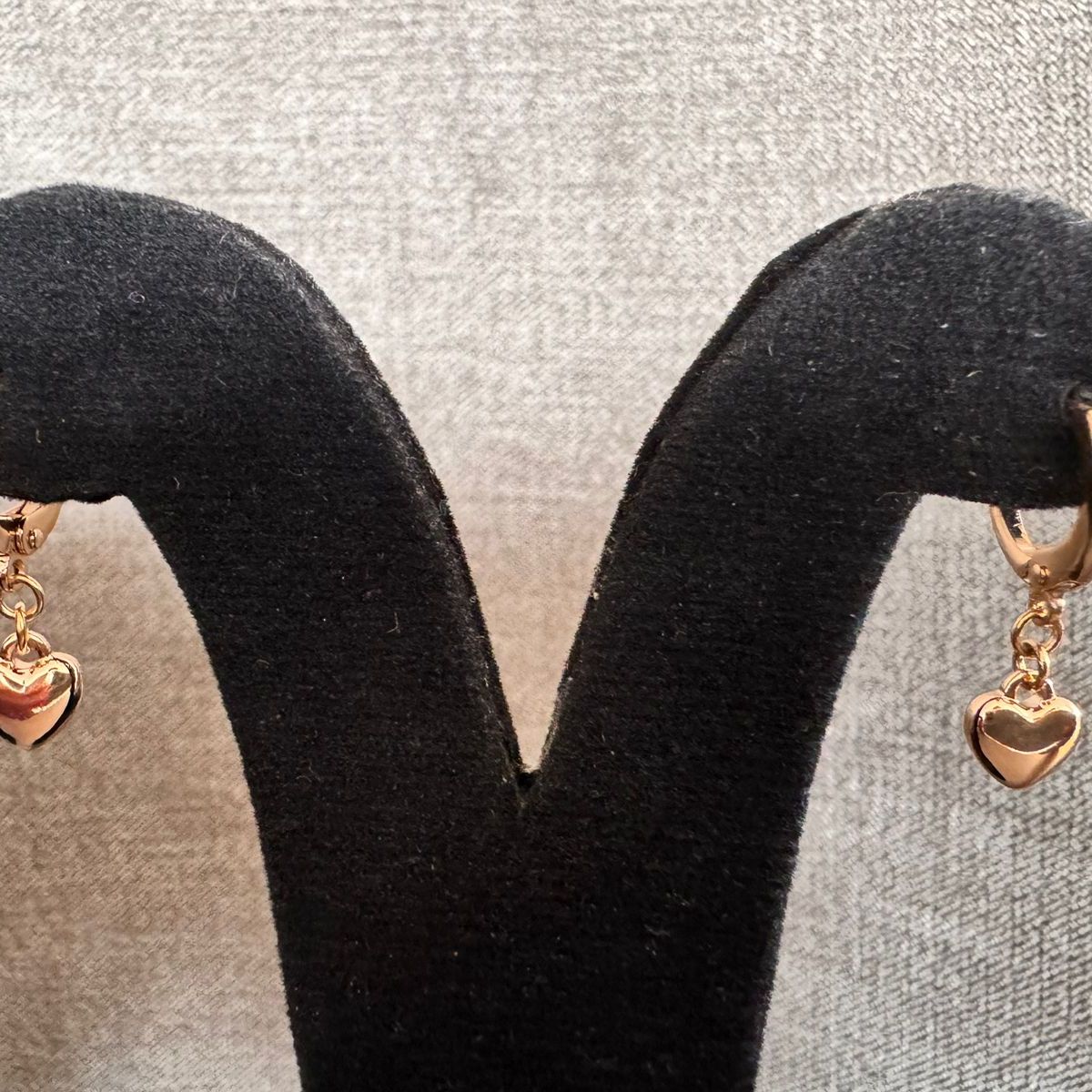 GENERICO - Set collar y aretes corazon pequeño