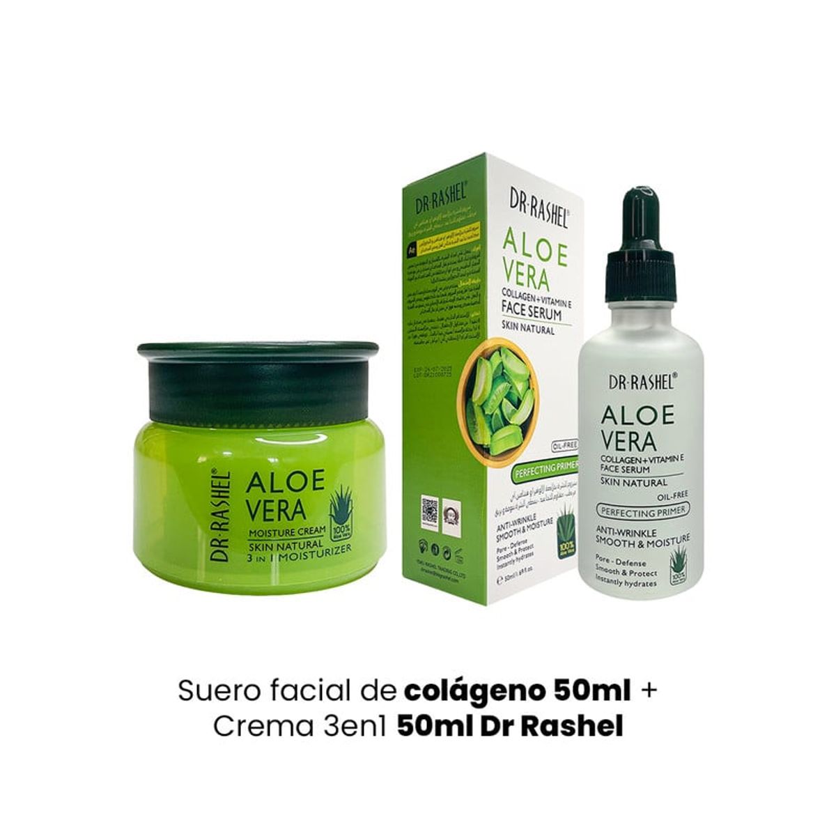 NEVADA NATURAL PRODUCTS - Suero facial de colágeno 50ml + Crema 3en1 50ml Dr Rashel