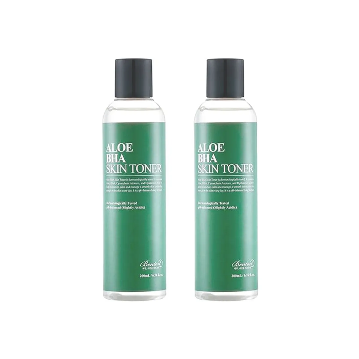BENTON - Aloe Bha Skin Toner Benton 200ml 2 Unidades