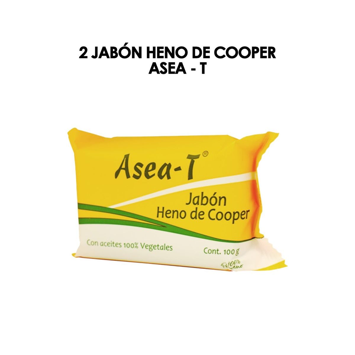GENERICO - Jabón Heno De Cooper Asea-T 100Gr 2 Unidades