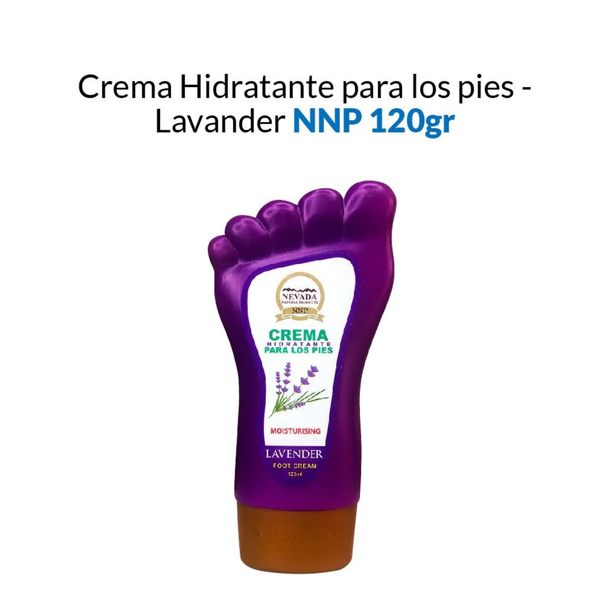 NEVADA NATURAL PRODUCTS - Crema Hidratante Para Los Pies Lavander Nevada 120ml
