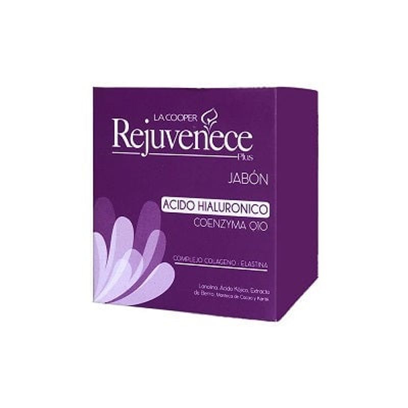 GENERICO - Jabón Rejuvenece Con Acido Hialuronico & Coenzima Q10 Aclara-t 80Gr