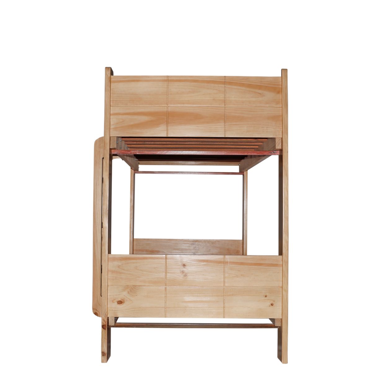 MUEBLES MACRUMO - Camarote 1.5 Plz Pino de 1.5 x 5 Apanelado