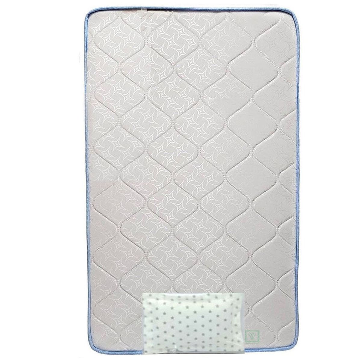 LIFESTYLES - Colchón de Bebe para Cunas Pack and Play de 4 Celeste