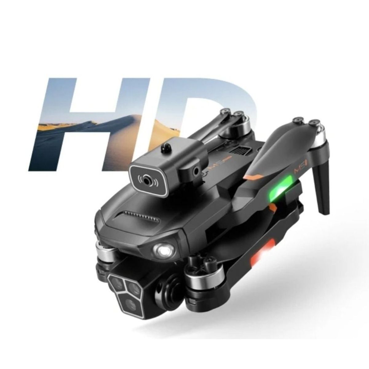 GENERICO - DRON PROFESIONAL 6K CON 3 CAMARAS + 3 BATERIAS + APP + 5G + BOLSO