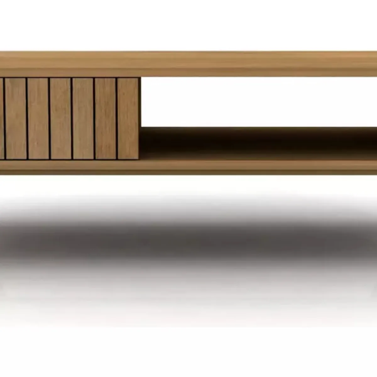 TU MESITA - Mesa de Centro Moderna Joha color Marrón TU MESITA