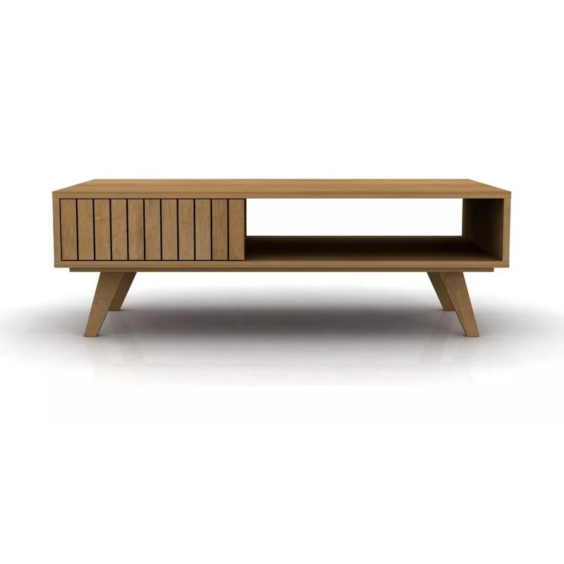 TU MESITA - Mesa de Centro Moderna Joha color Marrón TU MESITA