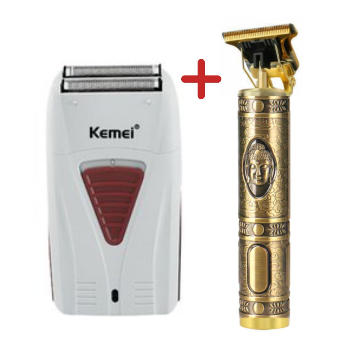 OEM - Combo Rasuradora Shaver Kemei 3382 + Patillera Trimmer Buda