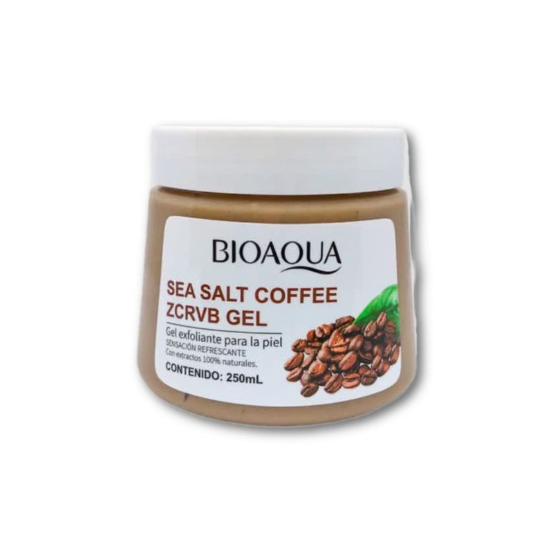BIOAQUA - Exfoliante de Café con Sal Marina 250ml - Bioaqua