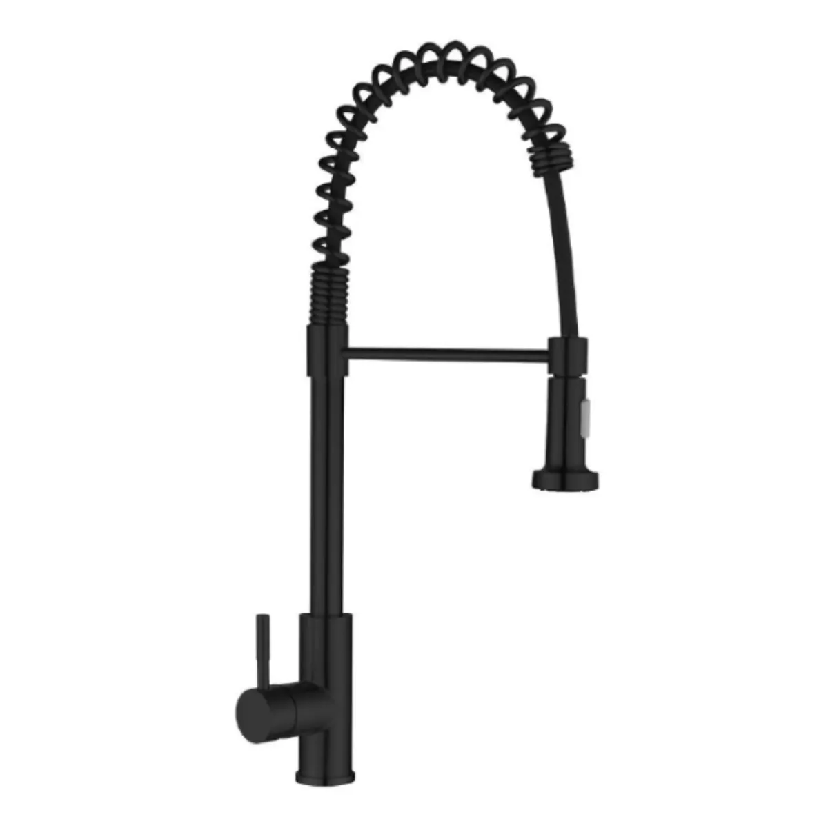 GENERICO - Mescladora de Lujo tipo Ganso para Cocina en Acero Inoxidable Negro