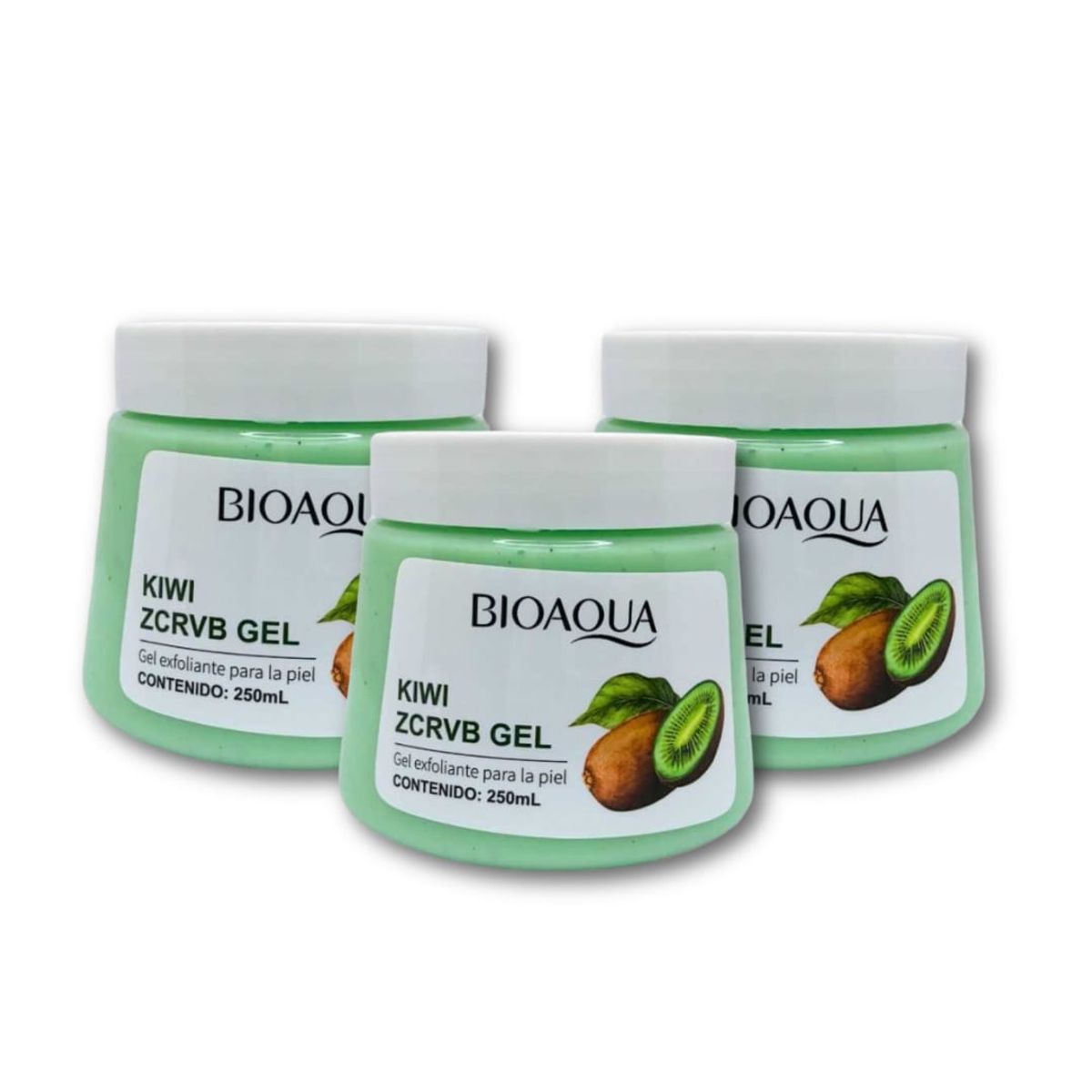 BIOAQUA - 3 Exfoliante de Kiwi 250ml - Bioaqua