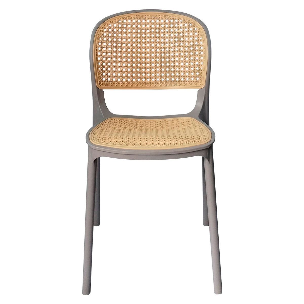 ARKIMUEBLES - Silla de polipropileno modelo Ariana gris