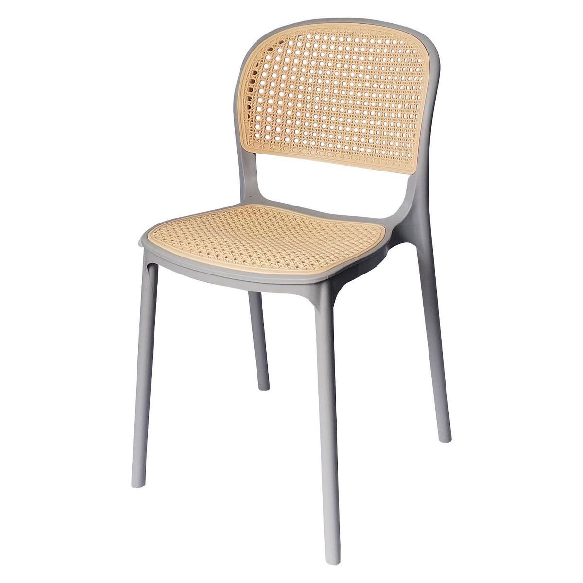 ARKIMUEBLES - Silla de polipropileno modelo Ariana gris