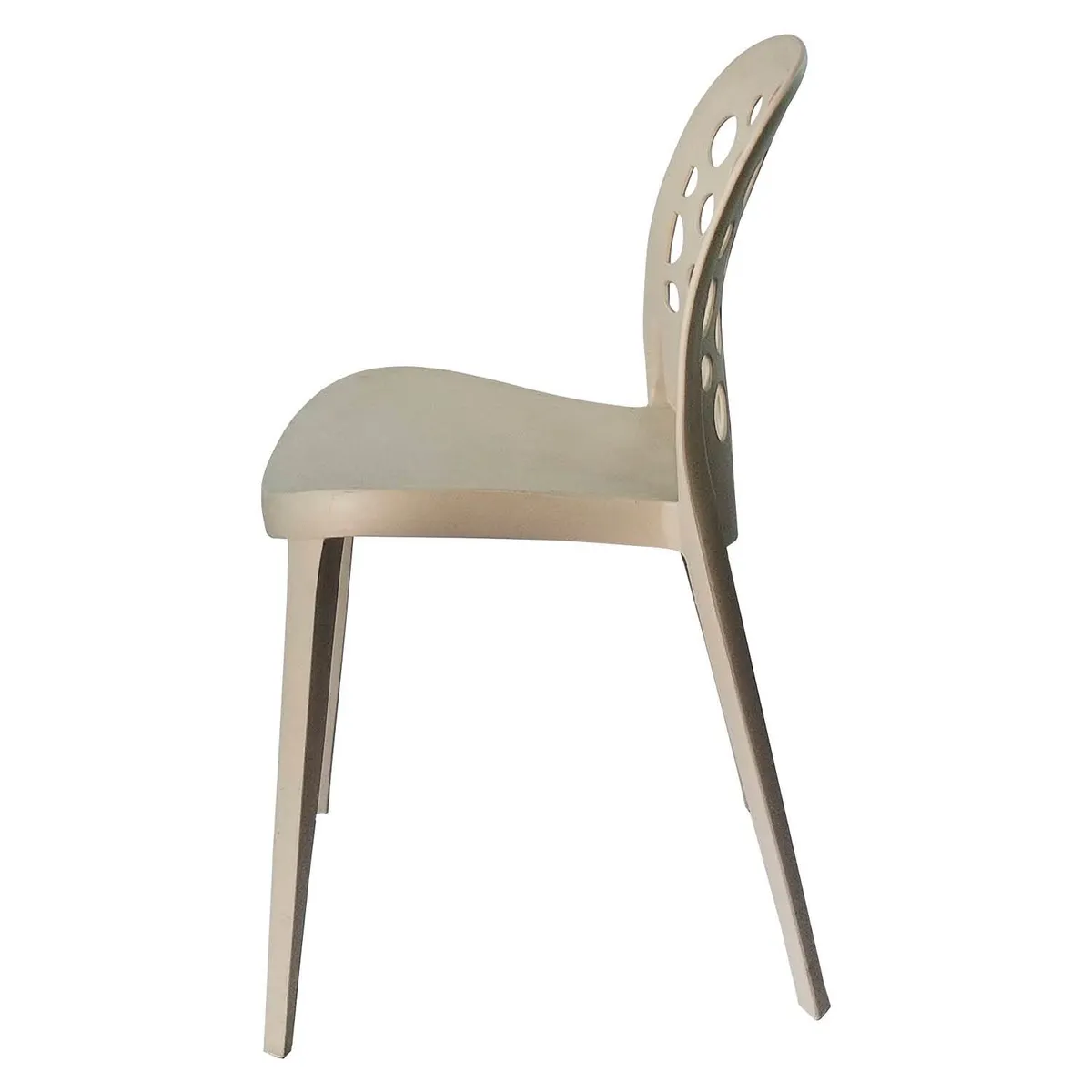 ARKIMUEBLES - Silla de polipropileno modelo Sabrina arena