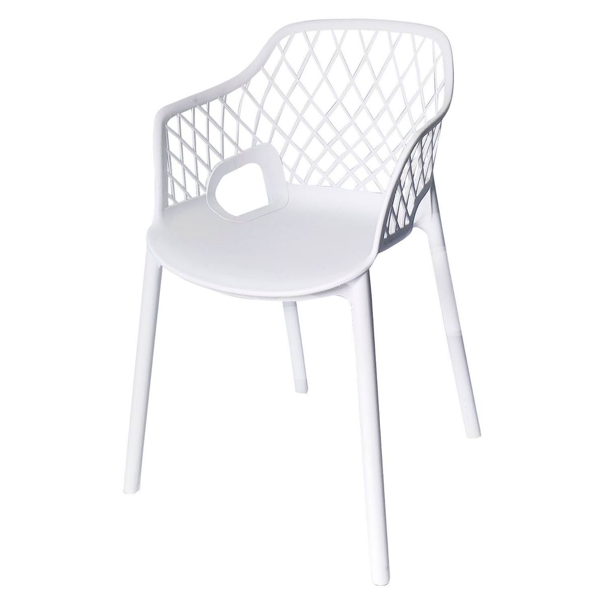 ARKIMUEBLES - Silla de polipropileno modelo Tessa blanco