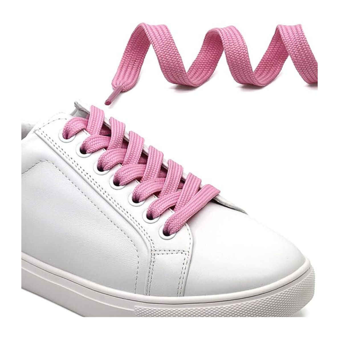 GENERICO - Pasador cordones plano para zapatillas calzado 120m 2pares