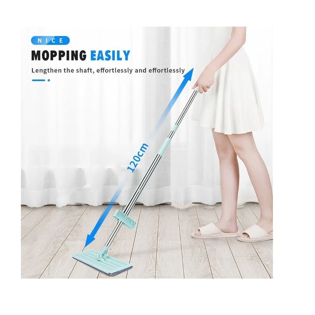 OTTOWARE - Trapeador Plano 360 Absorbente