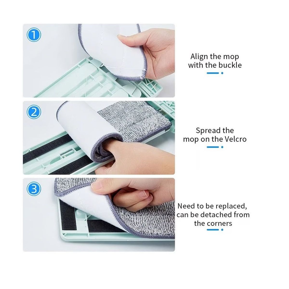 OTTOWARE - Trapeador Plano 360 Absorbente