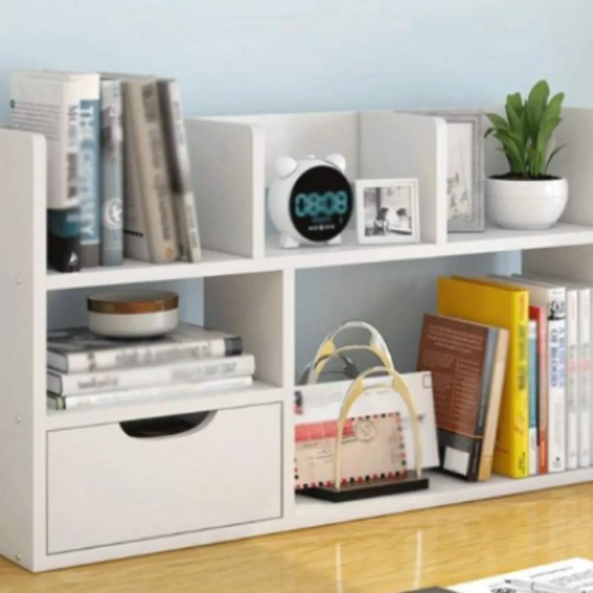 NACION MUEBLES - Librero Moderno Lazy NM