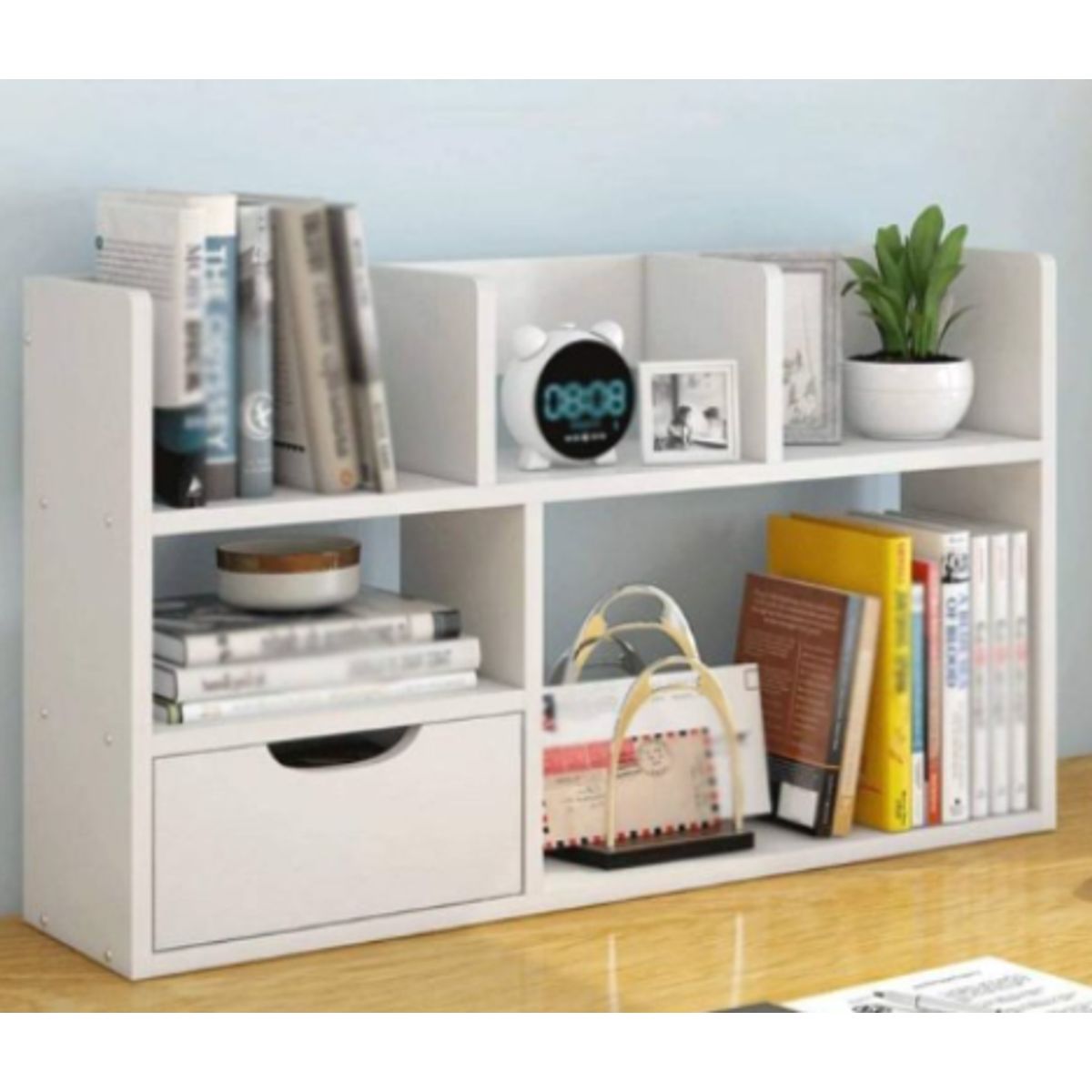 NACION MUEBLES - Librero Moderno Lazy NM