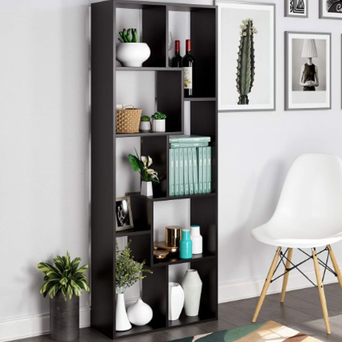 NACION MUEBLES - Librero Moderno Omar NM