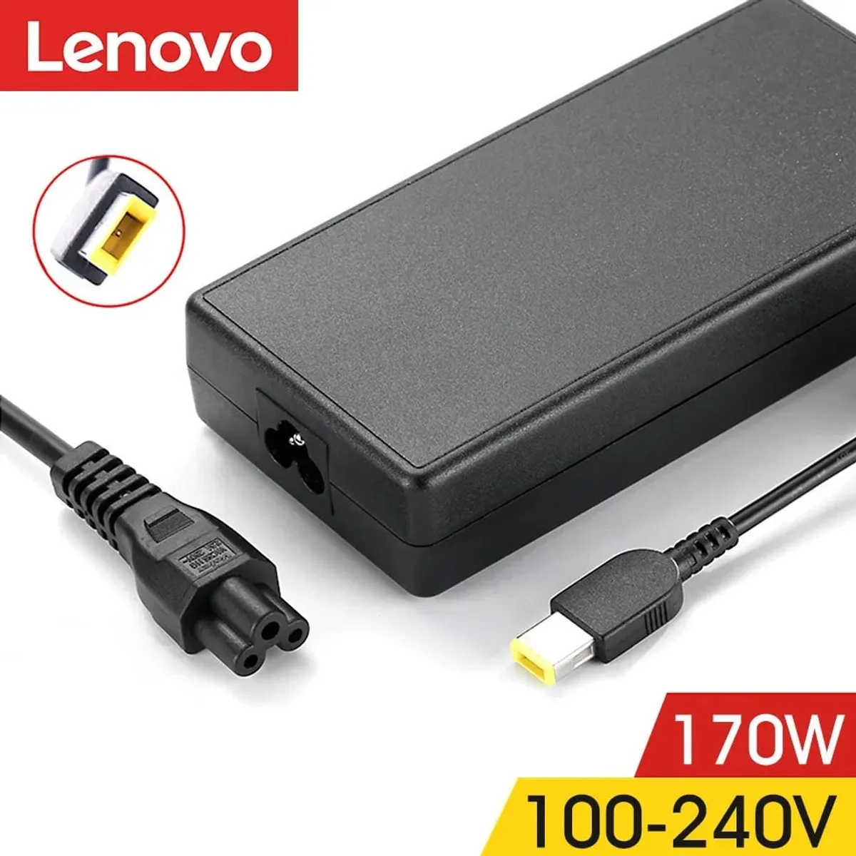 GENERICO - Cargador compatible laptop lenovo slim 20v 85A punta usb 170w thinkpa