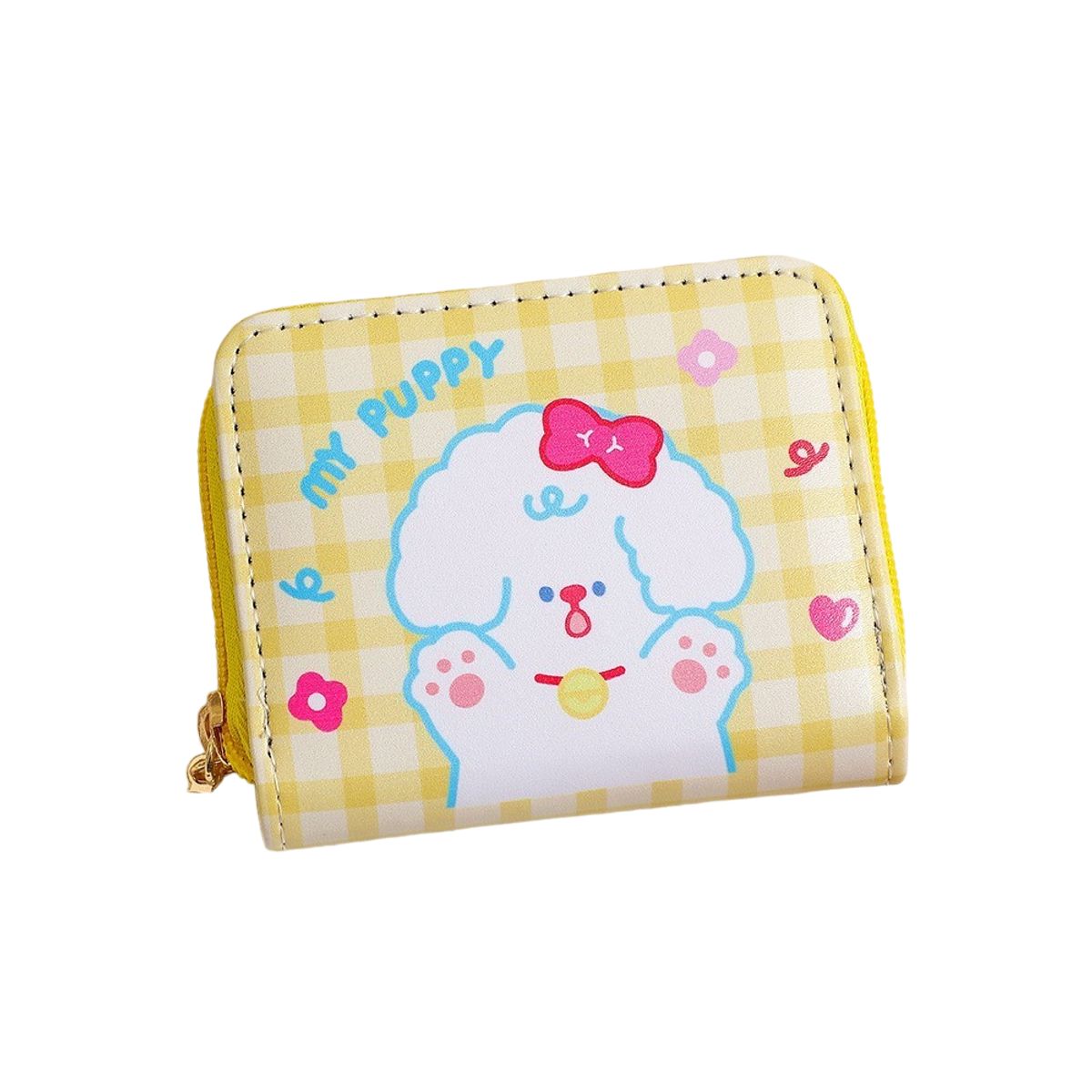 GENERICO - Billetera kawaii de multi bolsillo cuero sintético