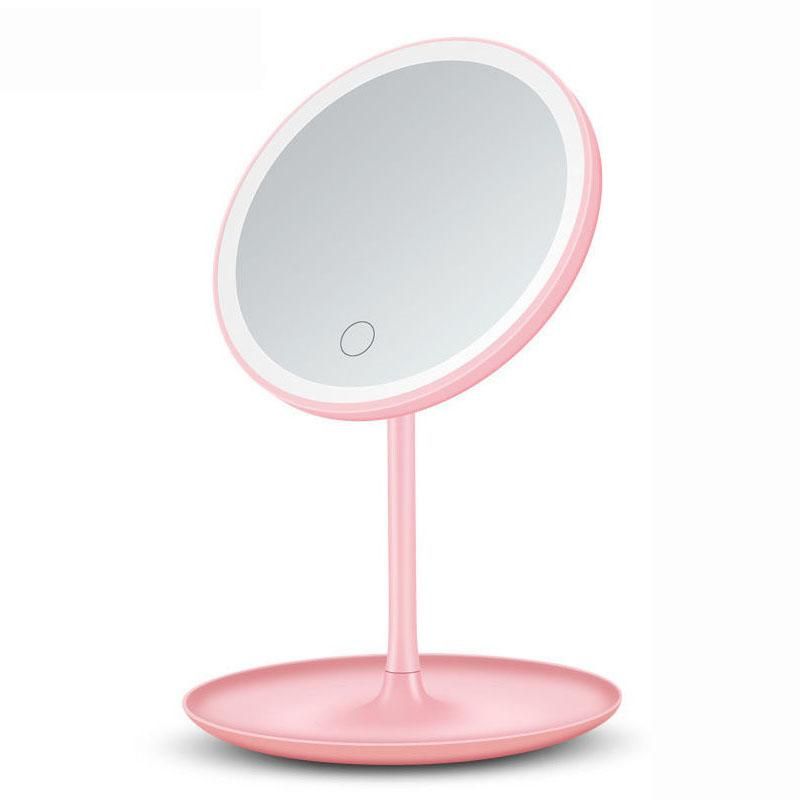 GENERICO - Espejo táctil con luz LED Maquillaje Redondo