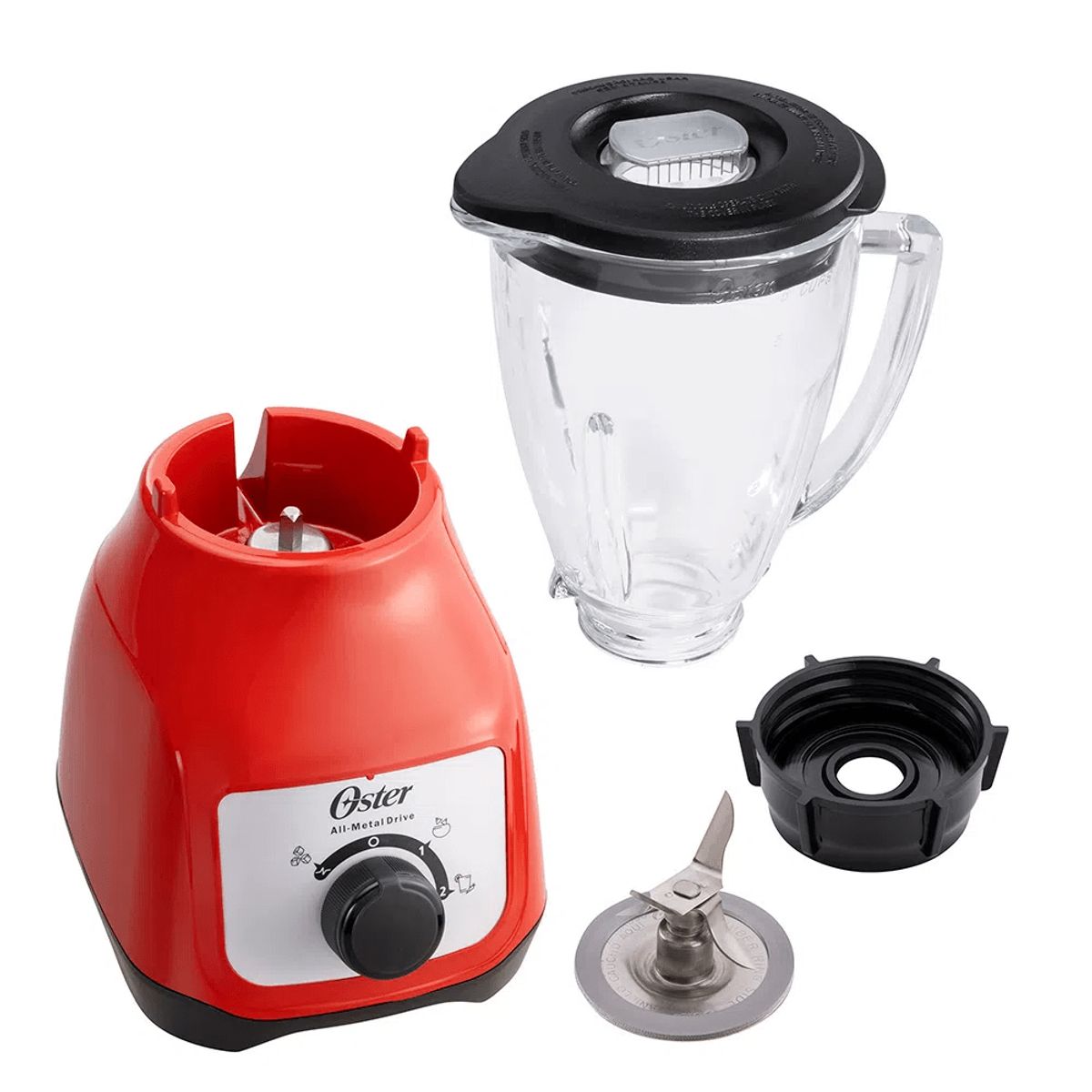 OSTER - Licuadora Oster 1.5L de 800w BLSTKAG RRD 053 Rojo