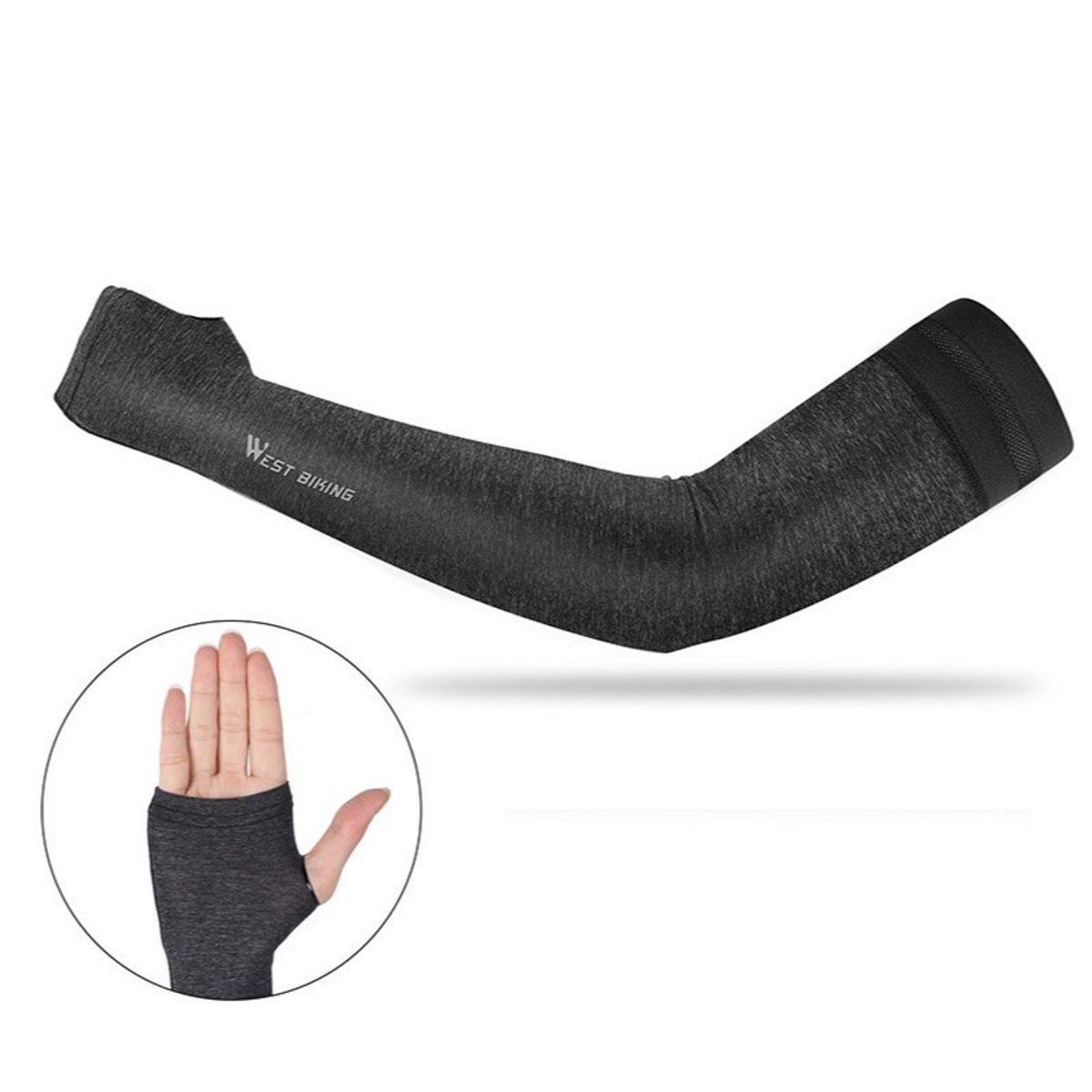 WEST BIKING - Mangas Ciclismo WEST BIKING YP0212109 Gris Anti UV