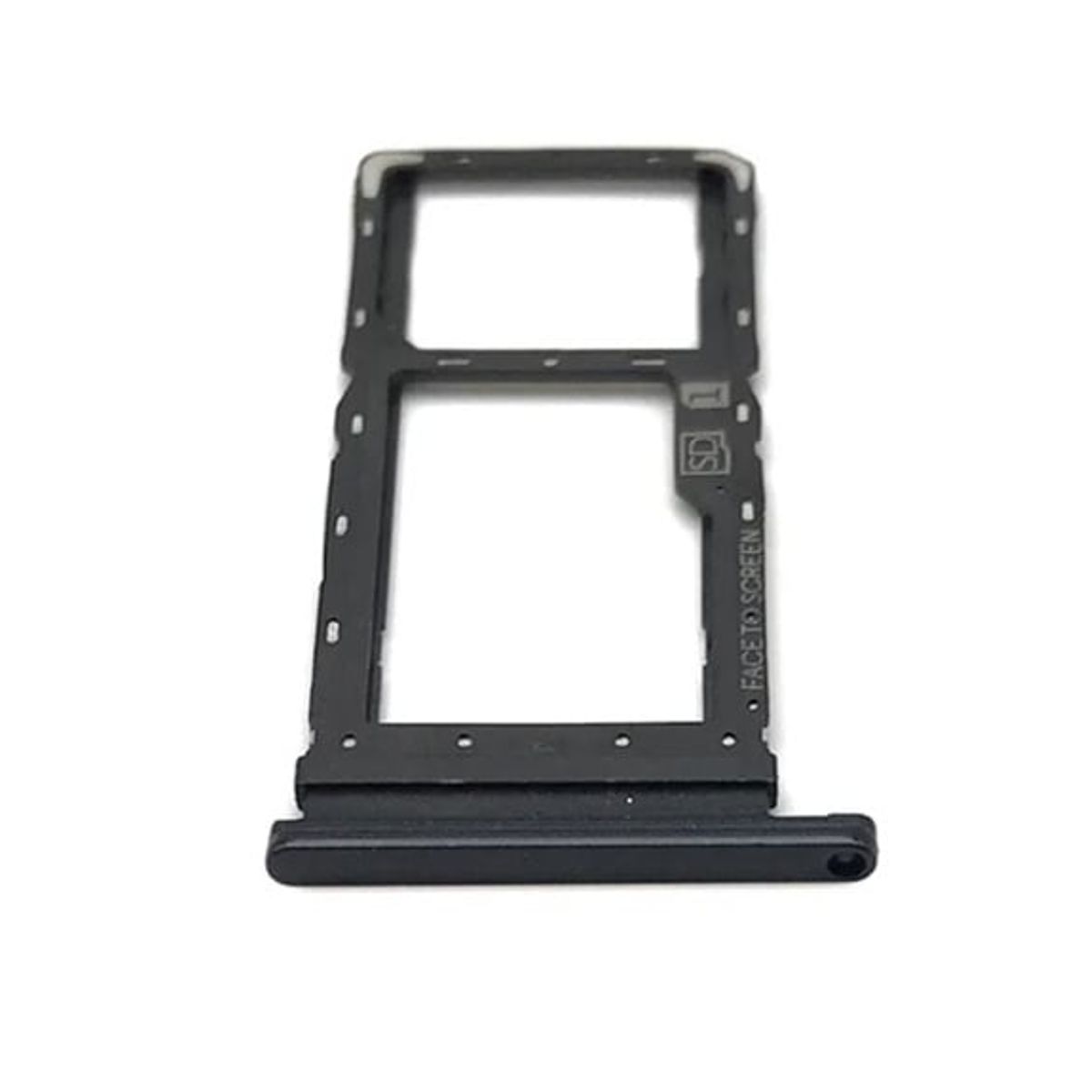 GENERICO - Repuesto Bandeja SIM Huawei Honor X8 X8A y X8 5G Color NEGRO