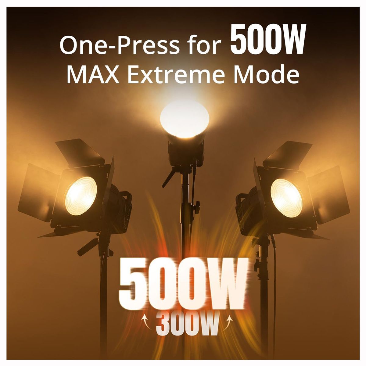 ZHIYUN - Zhiyun Molus G300 Luz de video COB de 300 W con Montaje Bowens