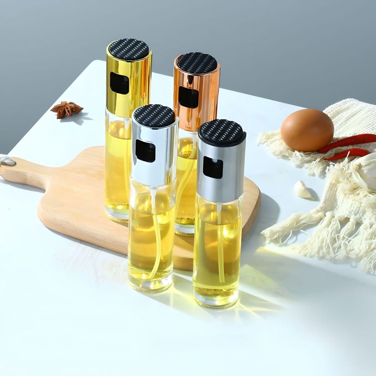 GENERICO - Dispensador de Aceite en Spray de Cocina para Ensalada Parrilla