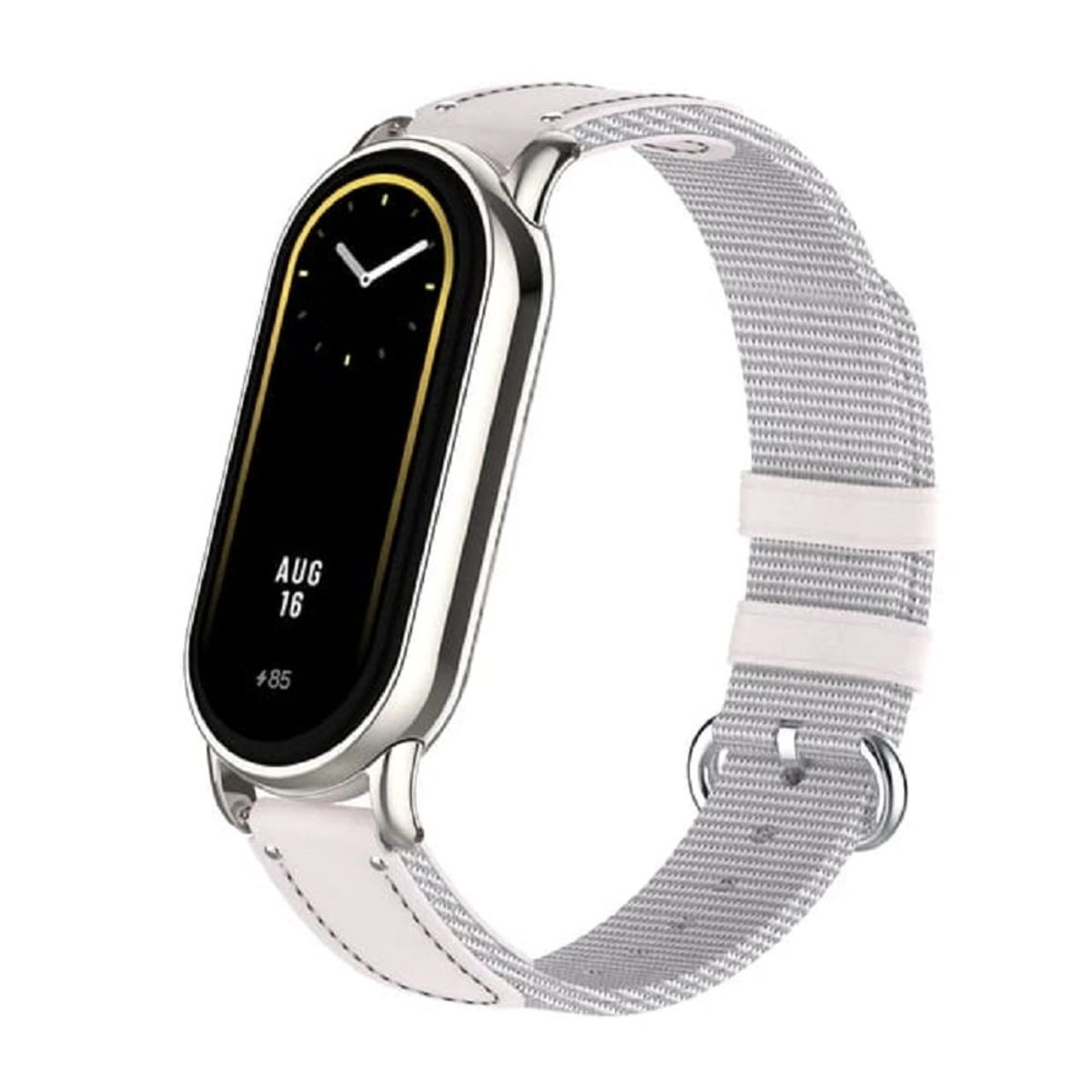 GENERICO - Correa de nylon trenzado para MI BAND 8 Gris